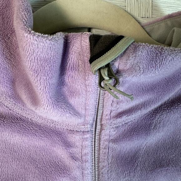 Mountain Hardwear purple zip up fleece jacket cozycore zip pockets Gorpcore - Picture 7 of 15